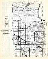Clearwater County, Red Lake Indian Reservation, Hangaard, Winsor, Clover, Greenwood, Pine Lake